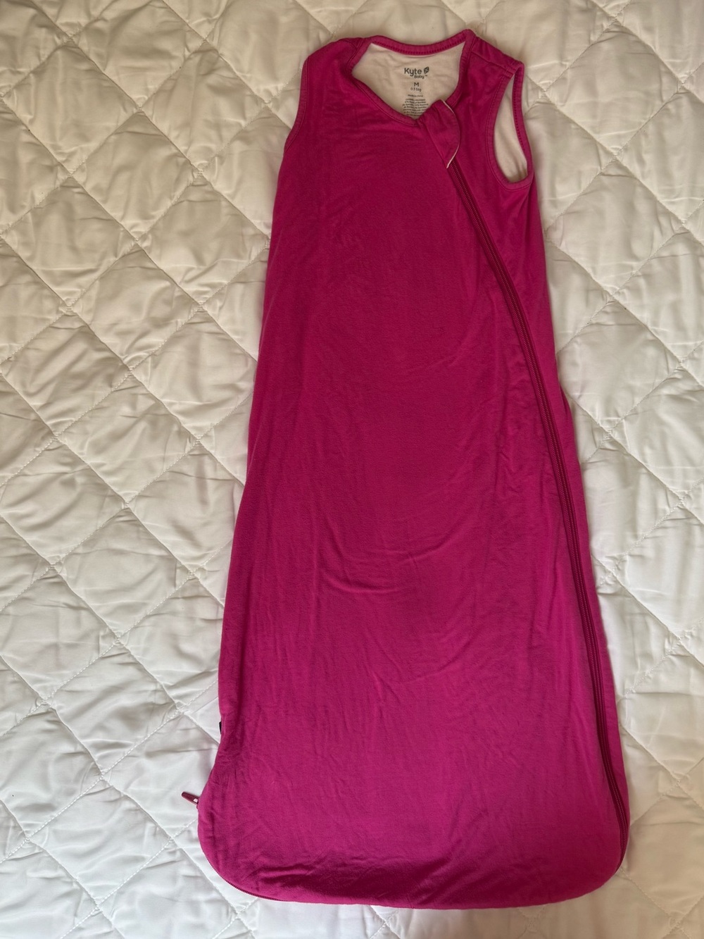 Kyte BABY Bright Pink Sleeveless Zippered Sleep Sack and Maroon zippered sleep s